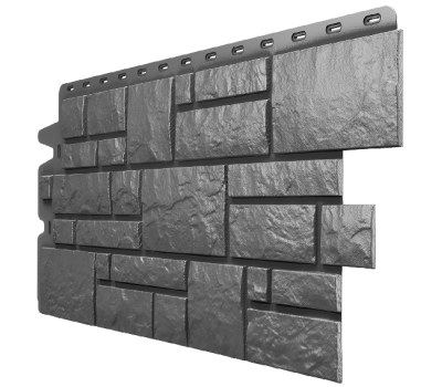 Фасадные панели (цокольный сайдинг) , Burg (камень), Металлик от производителя  Docke по цене 619 р