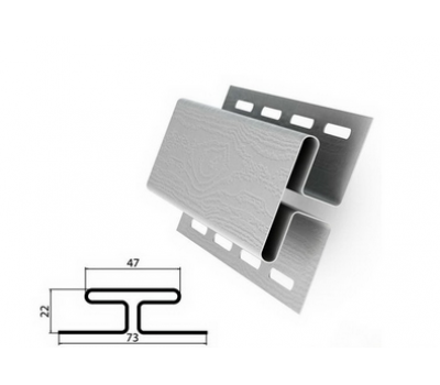 H-профиль (соединительная планка) белый для сайдинга от производителя  Россия по цене 540 р