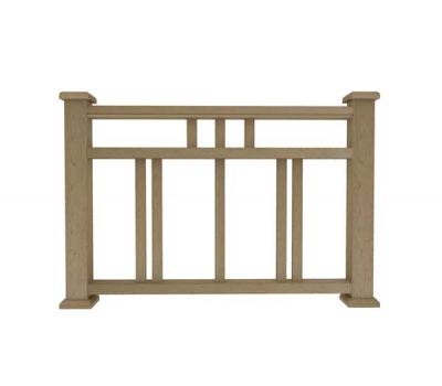 Ограждение из ДПК Г1 натуральный от производителя  Dortmax по цене 11 130 р