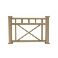 Ограждение из ДПК Д1 натуральный Ограждение из ДПК Д1 натуральный