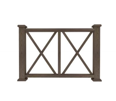 Ограждение из ДПК З1 коричневый от производителя Dortmax по цене 9 960 р Ограждение из ДПК З1 коричневый от производителя Dortmax по цене 9 960 р