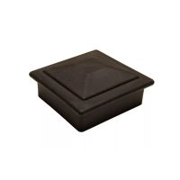 Крышка верхняя ПВХ для столба 125х125 Графит Крышка верхняя ПВХ для столба 125х125 Графит