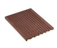 Ступень полнотелая из ДПК Step Махагон Ступень полнотелая из ДПК Step Махагон