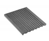 Ступень полнотелая из ДПК Step Серый Ступень полнотелая из ДПК Step Серый