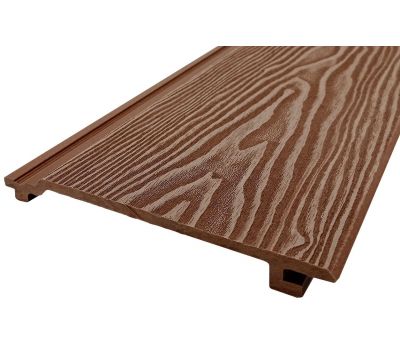 Сайдинг ДПК 3D тиснение 185x19 Коричневый от производителя   по цене 430 р
