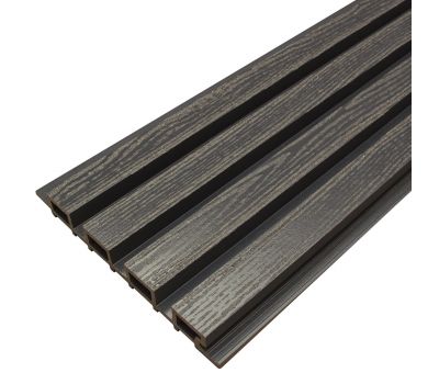 Доска Фасадная из ДПК Wood Рейка Мокрый Асфальт от производителя  Faynag по цене 842 р