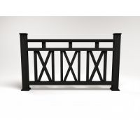 Ограждение ДПК цвет Кварц Сборка №3