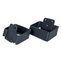 Крепление перил из алюминия наклонное Графит Крепление перил из алюминия наклонное Графит