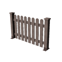 Декоративные ограждения ДПК " Сежурне", Выбеленный дуб, шлифованное
