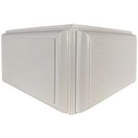 Термоугол Наружный Дагестанский Камень 235 мм Белый Термоугол Наружный Дагестанский Камень 235 мм Белый