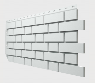 Фасадные панели Flemish (гладкий кирпич) Белый от производителя  Docke по цене 525 р