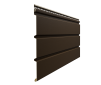 Софит Элит без перфорации коричневый (темный дуб)