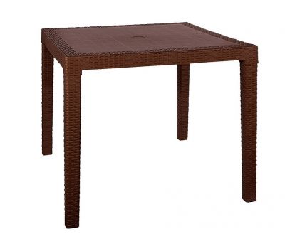 Стол квадратный FIJI Quatro Table Коричневый от производителя Мебель Yalta по цене 4 350 р Стол квадратный FIJI Quatro Table Коричневый от производителя Мебель Yalta по цене 4 350 р