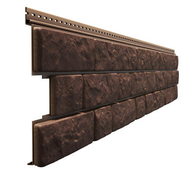 Фасадные панели - серия LUX BERGART под камень Кедровый орех  от производителя  Docke по цене 402 р