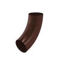 Колено трубы RAL 8017 Коричневый 125/90 Колено трубы RAL 8017 Коричневый 125/90