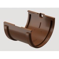 Соединитель для желоба Светло-коричневый