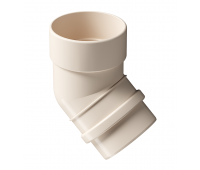 Колено 45˚ Lux ПВХ Латте
